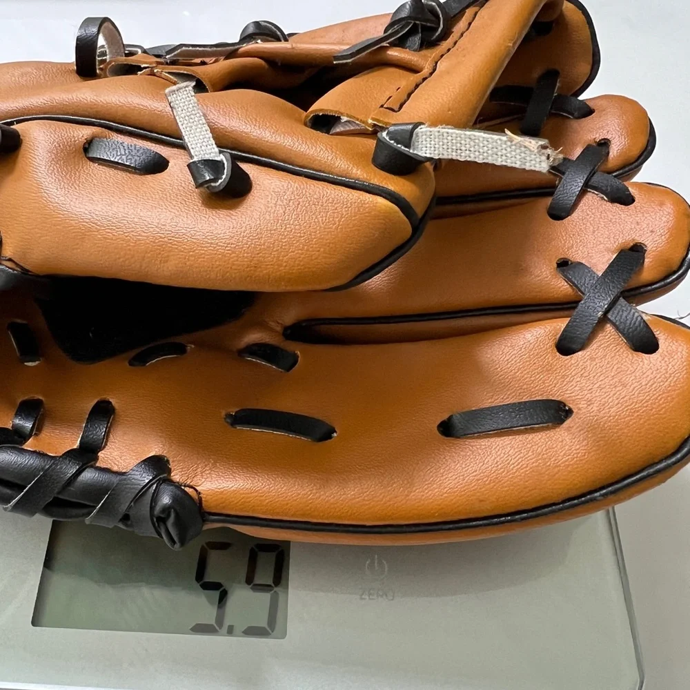 Kids Baseball Glove softball mitts by Wide Ball Brown with black accents